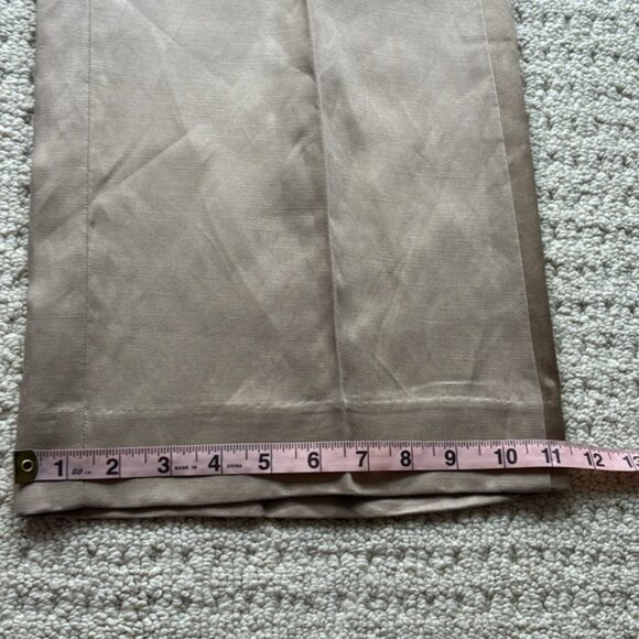 Banana Republic NWT Women’s Beige Linen Wide Leg Pants Size 8P x 30” Inseam NEW - Picture 12 of 13